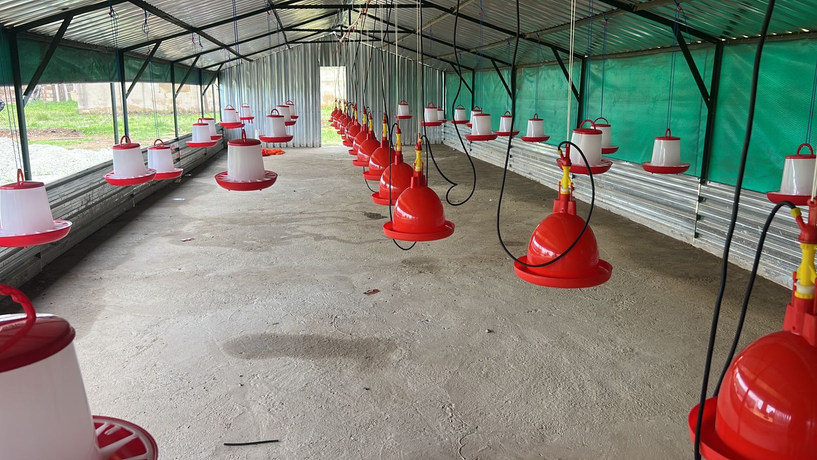 Broiler House Exterior - Complete Installation