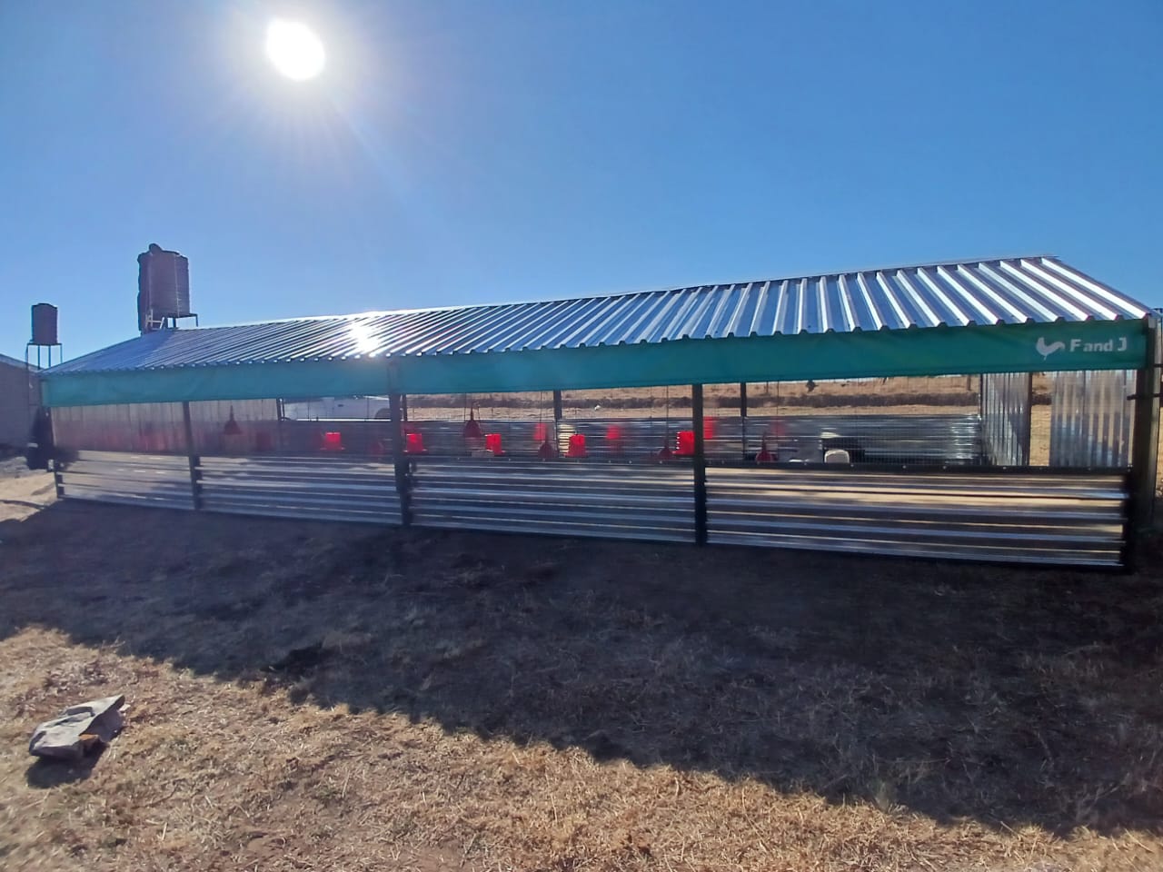 Interior Setup - Feeders and Drinkers