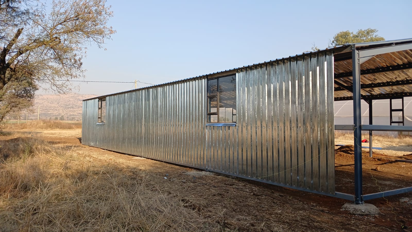 Completed Steel Building